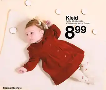 Zeeman Kleid Größe 50-68/0-6M. Angebot