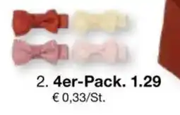 Zeeman Haarspange mit kleiner Schleife 4er-Pack. Angebot