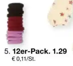 Zeeman Kleine Haargummis 12er Pack Angebot