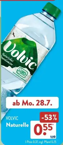 Aldi Süd VOLVIC Naturelle Angebot