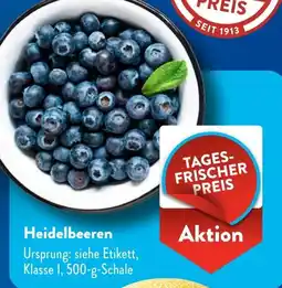 Aldi Süd Heidelbeeren Angebot