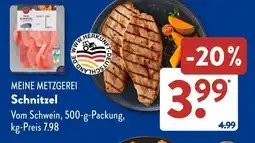 Aldi Süd MEINE METZGEREI Schnitzel Angebot