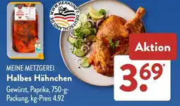 Aldi Süd MEINE METZGEREI Halbes Hähnchen Angebot