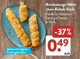 Aldi Süd Börekstange Hähn- chen-Kebab-Style Angebot