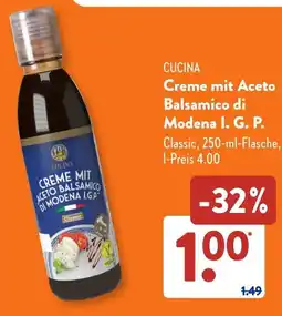 Aldi Süd CUCINACreme mit Aceto Balsamico di Modena I. G. P. Angebot