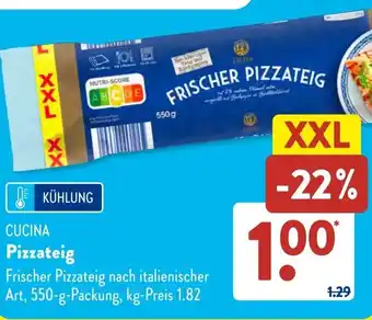Aldi Süd CUCINA Pizzateig Angebot