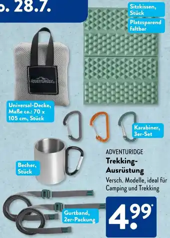 Aldi Süd ADVENTURIDGE Trekking- Ausrüstung Angebot