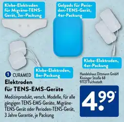 Aldi Süd CURAMED Elektroden fur TENS-EMS-Gerate Angebot