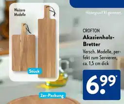 Aldi Süd CROFTON Akazienholz- Bretter Angebot
