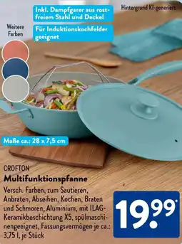 Aldi Süd CROFTON Multifunktionspfanne Angebot