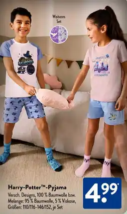 Aldi Süd Harry-Potter-Pyjama Angebot