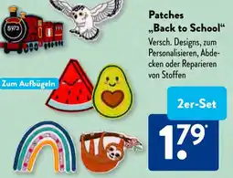 Aldi Süd Patches ,,Back to School" Angebot