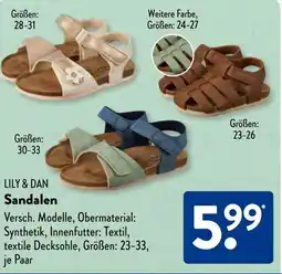 Aldi Süd LILY & DAN Sandalen Angebot