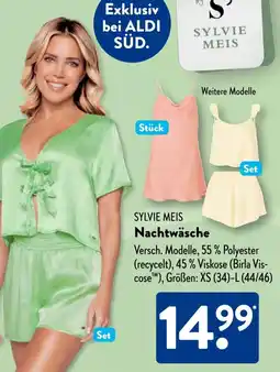 Aldi Süd SYLVIE MEIS Nachtwäsche Angebot