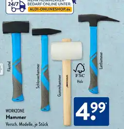Aldi Süd WORKZONE Hammer Angebot
