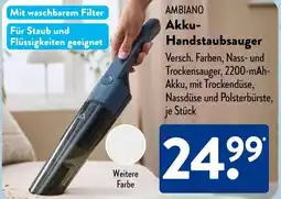 Aldi Süd AMBIANO Akku- Handstaubsauger Angebot