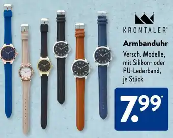 Aldi Süd KRONTALER Armbanduhr Angebot
