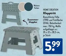Aldi Süd HOME CREATION Klapptritt Angebot