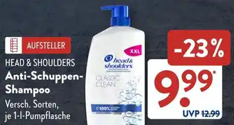 Aldi Süd HEAD & SHOULDERS Anti-Schuppen- Shampoo Angebot