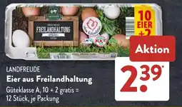 Aldi Süd LANDFREUDE Eier aus Freilandhaltung Angebot