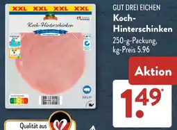 Aldi Süd GUT DREI EICHEN Koch- Hinterschinken Angebot