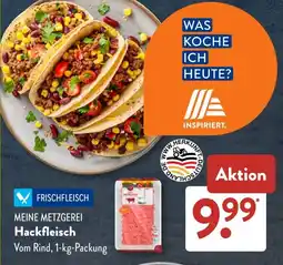 Aldi Süd MEINE METZGEREI Hackfleisch Angebot