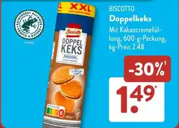 Aldi Süd BISCOTTO Doppelkeks Angebot