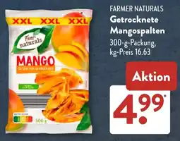 Aldi Süd FARMER NATURALS Getrocknete Mangospalten Angebot