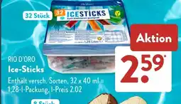 Aldi Süd RIO D'ORO Ice-Sticks Angebot
