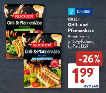 Aldi Süd RÜCKER Grill-&Pfannenkäse Angebot