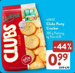 Aldi Süd LORENZ Clubs Party Cracker Angebot