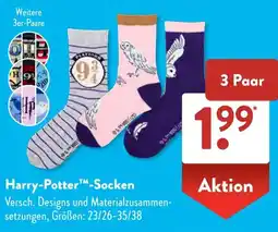 Aldi Süd Harry-Potter-Socken Angebot