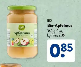 Aldi Süd BIO Bio-Apfelmus Angebot