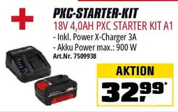 OBI Einhell PKC-STARTER-KIT 18V 4,0AH PXC STARTER KIT A1 Angebot