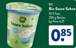 Aldi Süd BIO Bio-Saure-Sahne Angebot