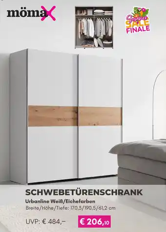 Mömax SCHWEBETÜRENSCHRANK Urbanline Angebot