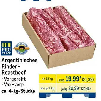 METRO Pro TRACE Argentinisches Rinder- Roastbeef Angebot