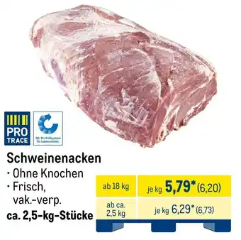 METRO PRO TRACE Schweinenacken Angebot