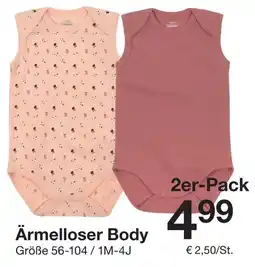 Zeeman Ärmelloser Body 2er-Pack Angebot