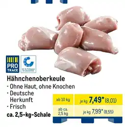 METRO PRO TRACE Hähnchenoberkeule Angebot