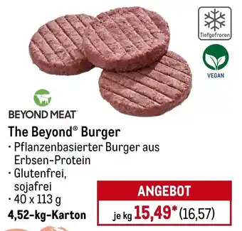 METRO BEYOND MEAT The Beyond Burger Angebot