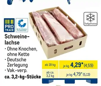 METRO PRO TRACE Schweinelachse Angebot