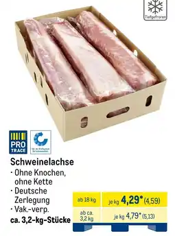 METRO PRO TRACE Schweinelachse Angebot