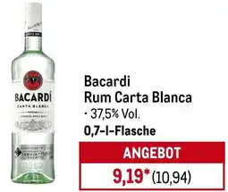 METRO Bacardi Rum Carta Blanca Angebot