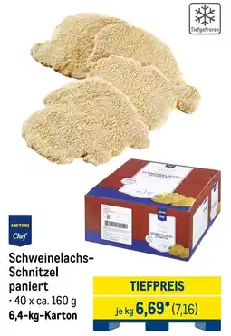 METRO METRO Chef Schweinelachs- Schnitzel paniert Angebot