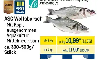 METRO ASC Wolfsbarsch Angebot