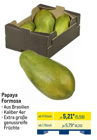 METRO Papaya Formosa Angebot
