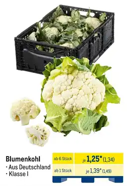 METRO Blumenkohl Angebot