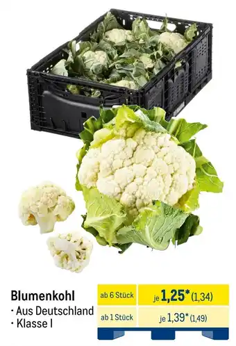 METRO Blumenkohl Angebot