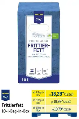 METRO METRO Chef Frittierfett Angebot